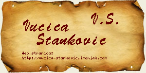 Vučica Stanković vizit kartica